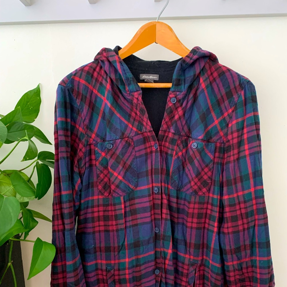 Eddie Bauer plaid shirt